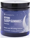 Youngevity Beyond Sleep Gummies - Plant- Derived Melatonin, GABA, L- Tryptophan, Kamille - Understøtter Rastful Sleep and Relaxation - Tart Cherry Flavor - 60 Vegan, Sugar- Free Gummies