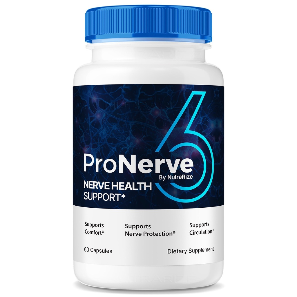 NutraRize ProNerve6 neuropati, ProNerve 6 Nerve Support, Pro Nerve 6 Kapsler, ProNerve6 Pastillas Anmeldelser (60 Kapsler)