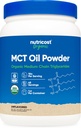 Nutricost Organic MCT Oil Powder 1 LB - Certified USDA Organic, Great for Keto, Ketosis og Ketogen Diets - Zero Net Carbs (Medium Chain Triglycerid)