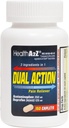 HealthA2Z ® Dual Action Pain Relief 12. 4; Acetaminophen 250 mg & Ibuprofen (NSAID) 125. 4; Indeholder to lægemidler 12. 4; Relief fra hovedpine, feber og rygsmerter (150 kapsler)