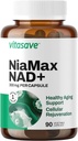 Vitasave NiaMax NAD + tillæg - 300mg Niacinamid Riboside per kapsel - højpotens NAD + prækursor for energi, sund aldring og metabolisk funktion - Vegan, ikke-GMO, Gluten- fri (90 kapsler)