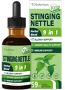 Urtedråber, Uddrag med Stinging Nettle Quercetin gurkemeje for Allergy Support, Urinary Health & Immunity. 2oz