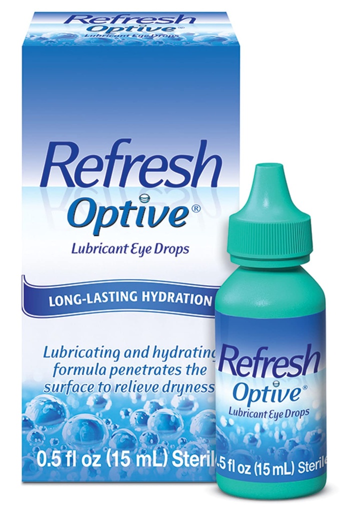 Genopfrisk Optive Smøremiddel øjendråber, 0,5 Fl Oz Sterile