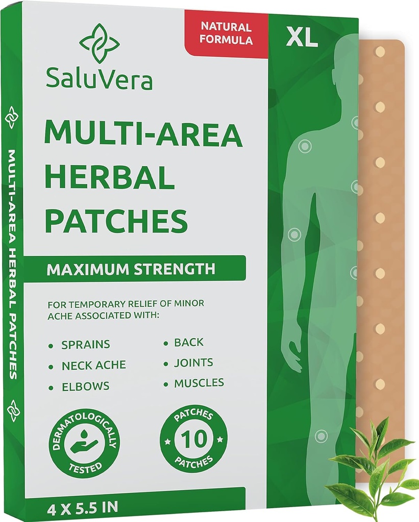 Ekstra store patch maksimal styrke - Patch - Tilbage Patches - Muskel og fælles varme patches - 10 varme patches (XL)