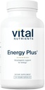 Vital Nutrients Energy Plus | Nonstimulatory Herbal Energy Support | Promotes Mental & Physical Stamina | Adaptogenic Support for Stress | Gluten, Dairy, Soy Free | Non-GMO | 120 Capsules