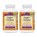 Nature 's Secret Super Cleanse Extra Strength Toxin Detox & Gentle Elimination Body Cleanse, Digestive & Colon Health Support - Stimulerende Blend af 14 urter med Probiotika - 200 tabletter (pakke med 2)
