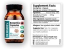 DR WAKDE 's Boswellia Kapsler (Salai Guggul, Shallaki), 60 Veg Caps, Plant- baseret supplement, Alle naturlige, Vegan