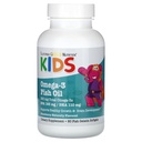 California Gold Nutrition Kid 's Omega-3 Fish Oil, Natural Strawberry, 60 Fish Gelatine Softels