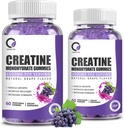 Creatin monohydrat Gummies Muskelstyrke for mænd og kvinder, Energi Boost før arbejde supplement - Grape Flavor