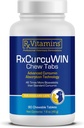 Rx Vitaminer CurcuWIN - Curcumin til hunde og katte - Vitamin og kosttilskud, Allergi Relief - Giver immunforsvar & hjælpemidler fordøjelsesstøtte - Fælles tillæg - 90ct