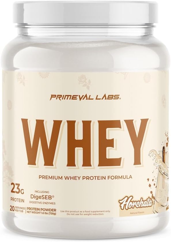 Primeval Labs Pure Whey Protein Koncentrat af 124; Muscle Growth & Recovery