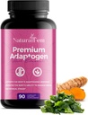 NaturalFem Premium Adaptogens Kosttilskud til kvinder med Herb Botanicals som Rhodiola Rosea Extract, Gurkemeje, Maca Root for Bedre Adaptogen Response, Focus & Mood Support Supplement - 90 Kapsler