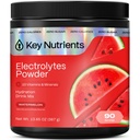 KEY NUTRIENSER Multivitamin Electrolytes Powder No Sugar for Recovery - Forfriskende Watermelon Electrolyte Powder - Hydration Powder - Ingen kalorier, Gluten Free Electrolytes Powder - 90 Servering