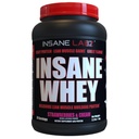 Insane Labz Insane Whey, 100% Muscle Building Whey Protein, BCAA Amino Profile, Mass Gainer, Meal Erstatning (Jordbær & Cream, 30 Servere)