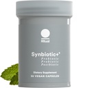 Ritual Synbiotic + Probiotic, Prebiotic, Postbiotic, 3- in-1 Supplement for Gut Sundhed og fordøjelsesstøtte, regelmæssighed, Bloat, Immunum, Vegan Forsinket - Udgivet Daglig Capsule, Kvinder og Mænd, 30 dag