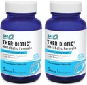 Klaire Labs SFI Health Ther- Biotic Metabolic Formel Probiotic - Understøtter Metabolisme + immunsystem - Vegetarisk Probiotika - Hypoallergen, Dairy- fri (60 kapsler / 2 pakke)