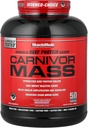MuscleMeds Carnivor Mass Anabolske Oksekød Protein Gainer, Jordbær, 6 Pund
