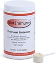 Glutimmunet Den fineste Glutamin Powder Dairy- Free 300g Well Visdom, naturligt Superior Covalent Blandet Glutamin supplement til Gut Sundhed, Immun Focus & Inddrivelse med 60 Servering