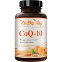 Coenzym Q10 200mg CoQ10 Supplement - En gang daglig CoQ10 200mg Powder Capsules for Heart Health, Antioxidant & Energy Support - Non- GMO, Quick Absorption Ubiquinone Q10 Coenzym (Single)
