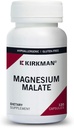 Kirkman - Magnesiummalat 800 mg - 120 kapsler - understøtter restaured sleep - relax Nerves & Muskler - Hypoallergen