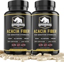 Hurtig fungerende, Økologisk Acacia Senegal Fiber Kapsler 600pk. Naturlige Opløselige Fiber supplement Pille. Vegansk Prebiotiske Kapsler.