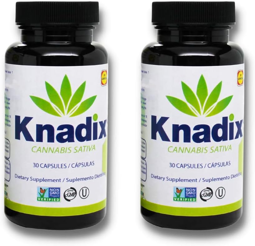 Hemp Oil Supplement - Pain Support - Support for Bones, Muscles & Joints - General Wellbeing - Natural Stress Relief and Immune Support with Omega 3-6 Vitamins and Minerals Pack of 2-60 Caps