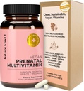 Future Kind Vegan Prenatal Vitamin med DHA & L- Methylfolfolat i glasflaske - Prenatal Folate Supplement for kvinder med D-vitamin & E, Iron & Biotin - Glutenfri, ikke-GMO (60ct)
