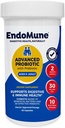 Endomune Advanced Voksen Multi- Strain Probiotisk tillæg med Prebiotic - 10 Stammer, 30 Millioner CFU - Læge Formuleret (60- Tæl)