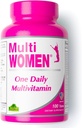 ALFA VITAMINS Multi Women Vitamin Kosttilskud med essentielle vitaminer og mineraler til kvinder - Aminosyrer + antioxidanter - 100 tabletter