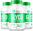 NutraRize (pakke af 3 Celsium Glyco Optimizer, Maksimal styrke blodgennemstrømning Support, Kapsler til at vedligeholde stabile niveauer, Herbal Plus Vitaminer Formel for samlet sundhed, officielle anmeldelser (180 Kapsler)