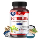 L- Citrullin Supplement Kapsler Beriget med L- arginin, Taurine, Creatin, Tongkat Ali, Fadogia Agrestis Note 124; Ultra Nitrooxid Booster for muskel Endurance, Stamina & Recovery