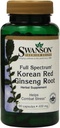 Swanson Premium Full- Spectrum Koreansk Rød Ginseng Root 400 mg 90 Caps - pakke med to