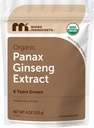 Mikroingredienser Maksimal styrke Økologisk koreansk Ginseng Root 200: 1 Pulver, 4 Ounce, Rød Panax Ginseng Pulver, Aktive Ginsenosider, Vegansk Friendly