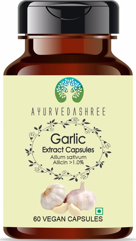 Hvidløg Extract 500mg - 60 Vegetariske Kapsler Note 124; Allium Sativum
