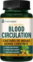 Horse Chestnut Blood Circulations Capsules, Castaño de Indias y Diosmina para la Circulacion, nitrogenoxid supplement for sund blodgennemstrømning, blodtryk. 90 Tæller