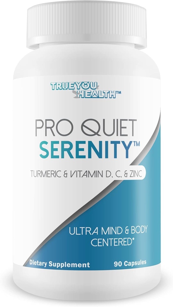 Pro Quiet Serenity - Mood Support Supplement - Natural Stress Relief Formula - Help Calm The Mind & Body - Promote Relaxation - Mood Balance Supplement for Men & Women