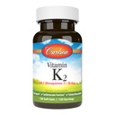 Carlson - Vitamin K2 MK- 7 (Menaquinon), 90 mcg, Bone Support, Calcium Biotilgængelighed, K2 Vitamin, Vitamin K-2, 120 Softgels