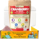 Tranebær til hunde i pulver - Urinary Tract Sundhed, hund UTI, Bstige Support, Bstige Stones, Inkontinens Support, Tranebær Supplement - Bacon Flavor (150 servere)