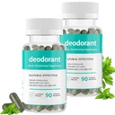 Body Deodorizing Supplement Body Deodorizing Kapsler Body Deodorant Kapsler til Detox, fordøjelse, Gut Sundhed, Skin Support 90 Kapsler (2)