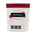 Beet Pre- Workout - Jordbær Beet Flavor - Individuelt indpakket Servering - Indeholder B- Vitaminer og grøn te koffein ekstrakt - Kilde til nitrater - 1 Bag, 20 Stick Packs