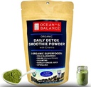 Ocean's Balance Daily Detox Smoothie Powder with Cilantro, Blueberry, Spirulina, Dulse Seaweed & Barley Grass Juice Powder — Easily Digested Smoothie Mix for Detox Cleanse (4 oz - 1 Pack)