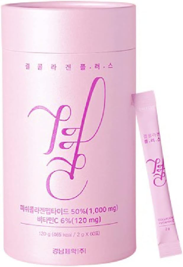 Gyeol Collagen Plus + (2g * 60 Stick Pakninger) Lav Molekylvægt Kollagen + C-vitamin