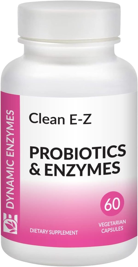 Clean E- Z Candida - Microflora Gut Balance, Candida Cleanse, fordampning af Gær Cell Walls, Probiotika & fordøjelsesenzymer, Gut Flora Health