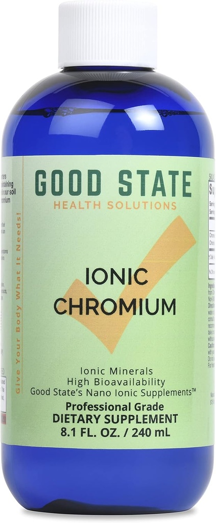 God state Liquid Ionic Chrom (96 portioner ved 600 mcg - 8 fl oz)