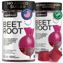 Beets for High Blood Pressure 120 Pcs (2 Pack) - Beet Root Chews med Pomegranate Juice Powder - Nitrooxide Gummies for Energy, Cardio Health - Gummy Supplement for mænd og kvinder - Sukker fri