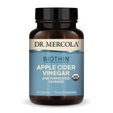 Dr. Mercola Biothin Organic Apple Cider Vinciture and Fermented Cayenne, 30 Servere (30 kapsler), Kosttilskud, fordøjelsesstøtte, non-GMO, USDA Organic