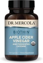 Dr. Mercola Biothin Organic Apple Cider Vinciture and Fermented Cayenne, 30 Servere (30 kapsler), Kosttilskud, fordøjelsesstøtte, non-GMO, USDA Organic