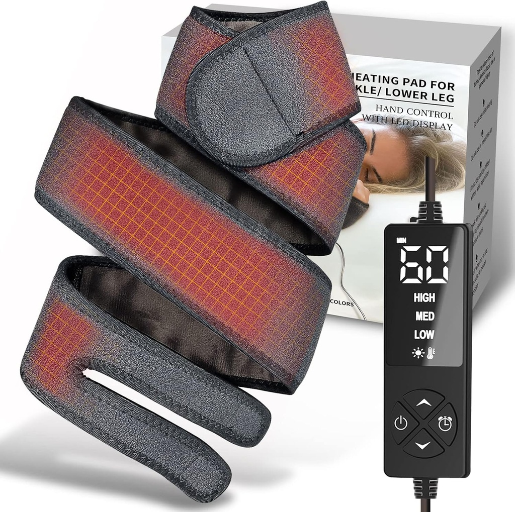 Lang lille opvarmning Pad for hænder Arm Albuesmerter Relief, Opvarmet Wrap for Golfers Tennis Elbow, Cubital Carpal Tunnel, Knee fælles arthritis Leg Ankle Plantar Fasciitis, Achilles Tendonitis