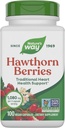 Nature 's Way Herbal Hawthorn Berries, Traditional Heart Health Support *, 100 Veganske kapsler (Packaging May Vary)