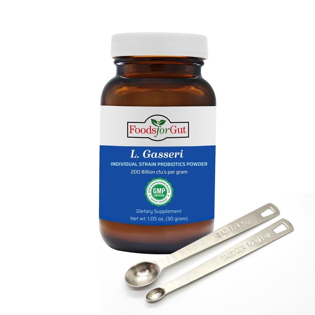 Fødevarer til Gut Lactobacillus Gasseri Probiotic Powder 200 Millioner cfu 's • 124; Lavet i USA • 124; Vægt Kontrol • 124; Promote a Well- Balanceret mikrobiome • 124; High Potency • 124; L.Gasseri • 124; 30 Grams (1.05 Oz)